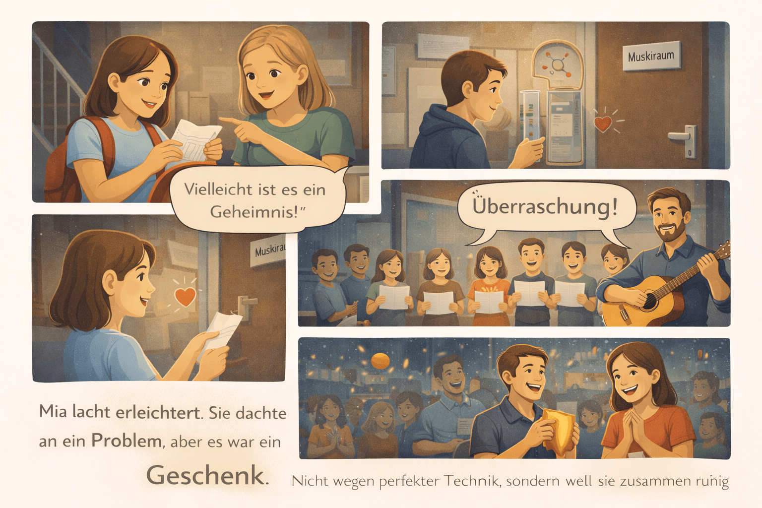 Das Geheimnis im Schulrucksack